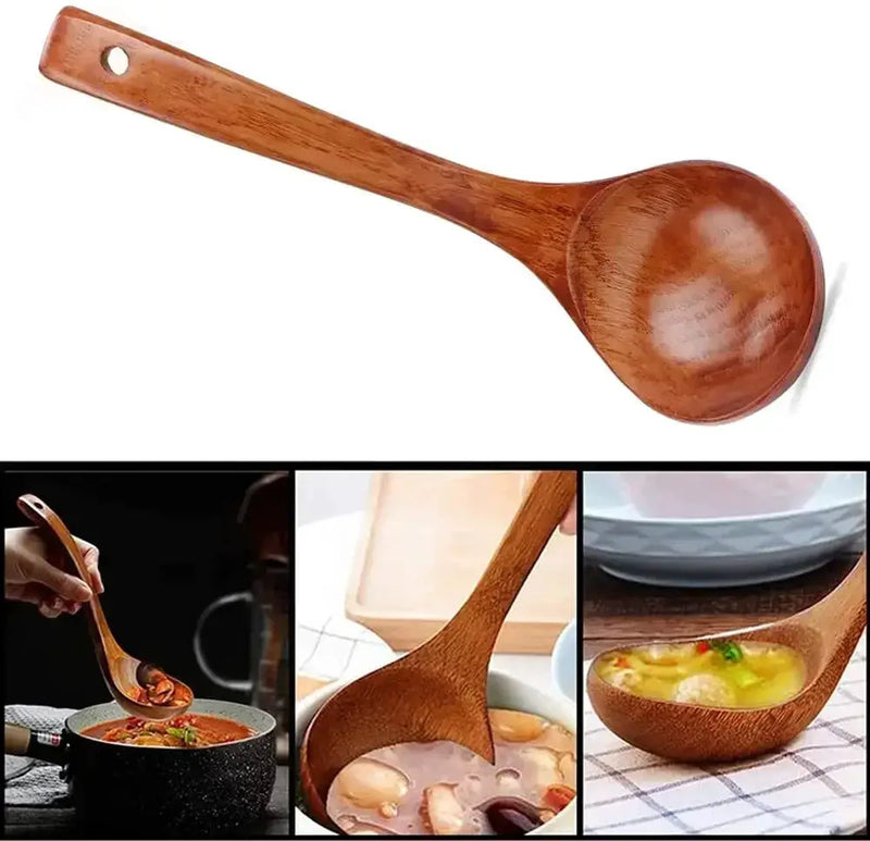 Serving Spoon - Handmade Wooden Large by House Of Avana