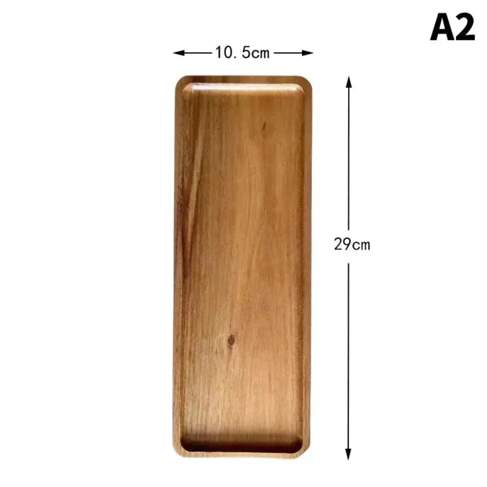 Serving Tray - Natural Wooden Oval by House Of Avana