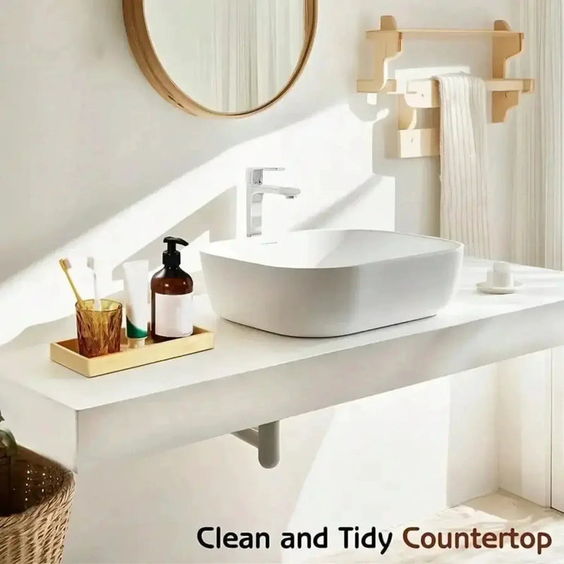 Serving Tray - Organizer White Bathroom by House Of Avana
