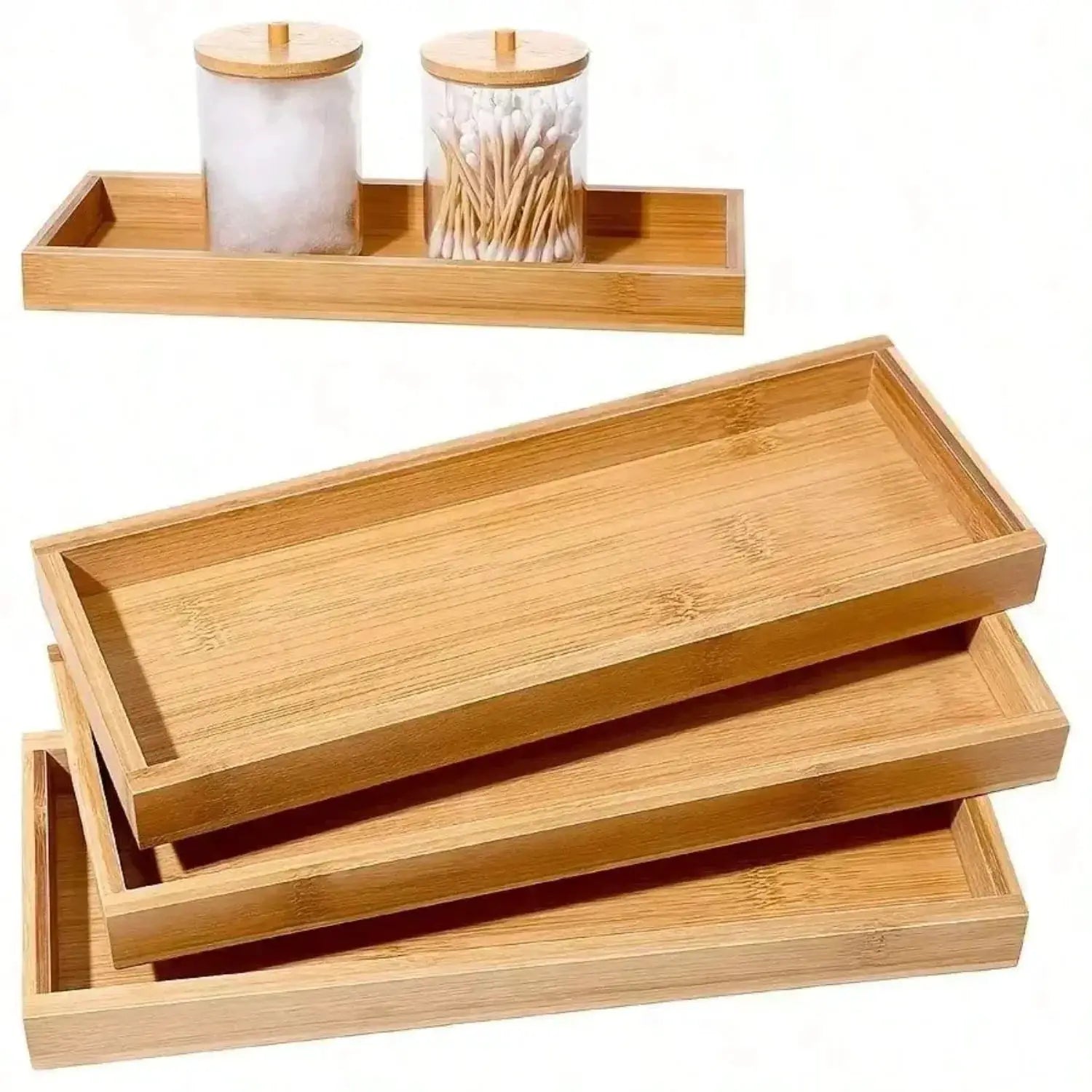 Serving Tray - Organizer White Bathroom by House Of Avana