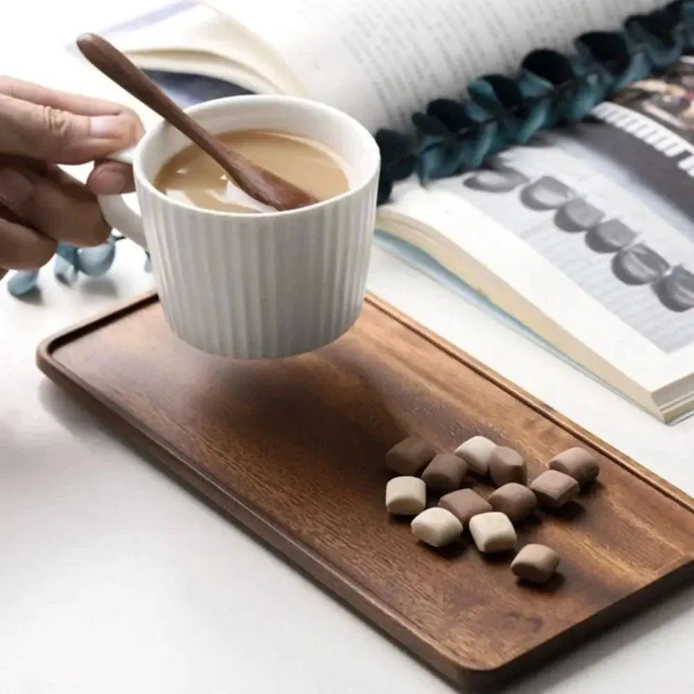 Serving Tray - Wooden Countertop by House Of Avana