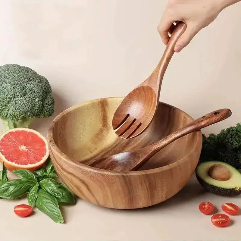 Serving Utensil - Japanese Style Wooden Set by House Of Avana