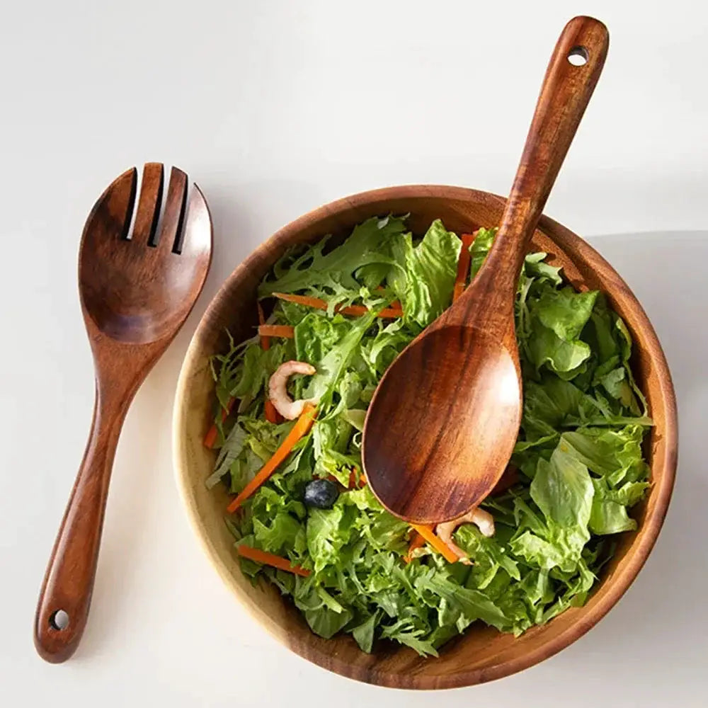 Serving Utensil - Japanese Style Wooden Set by House Of Avana