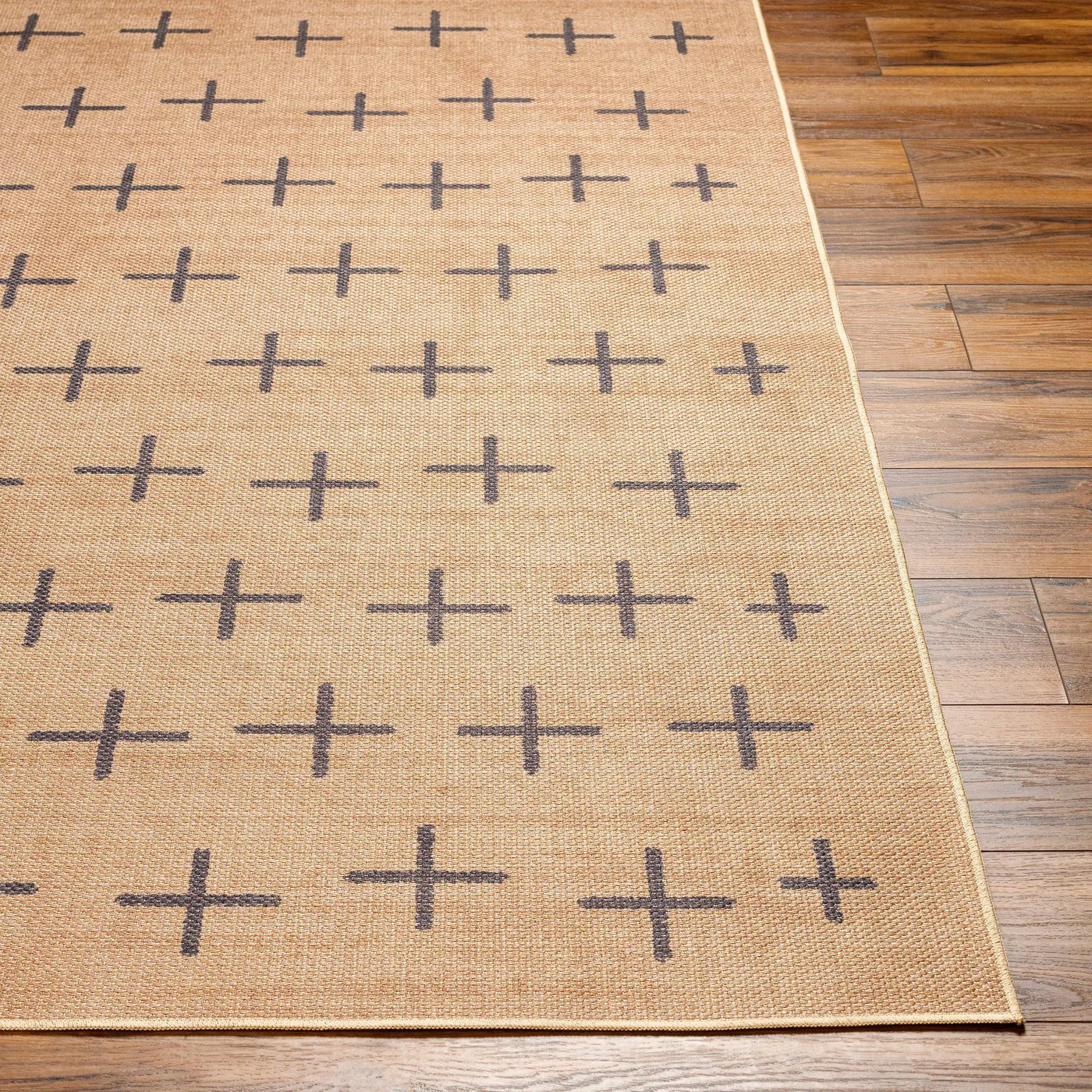 Haimi Black Washable Jutely Rug - Clearance by Boutique Rugs