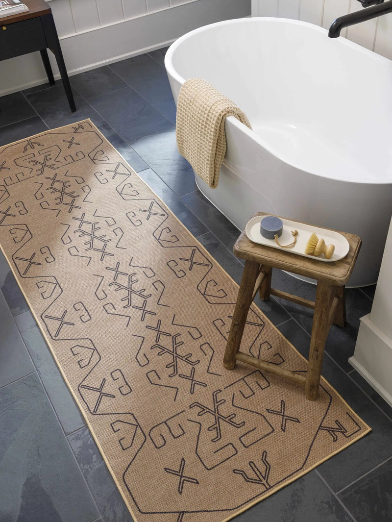 Hamid Washable Jutely Rug - Clearance by Boutique Rugs