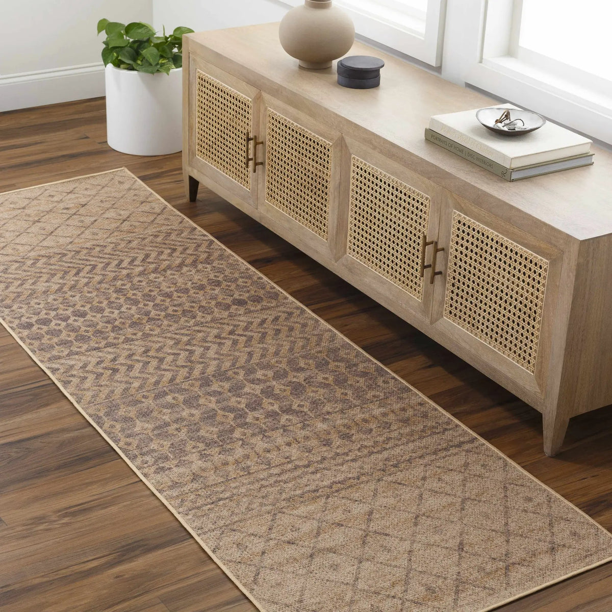 Inali Washable Area Rug - Clearance, installed in a room