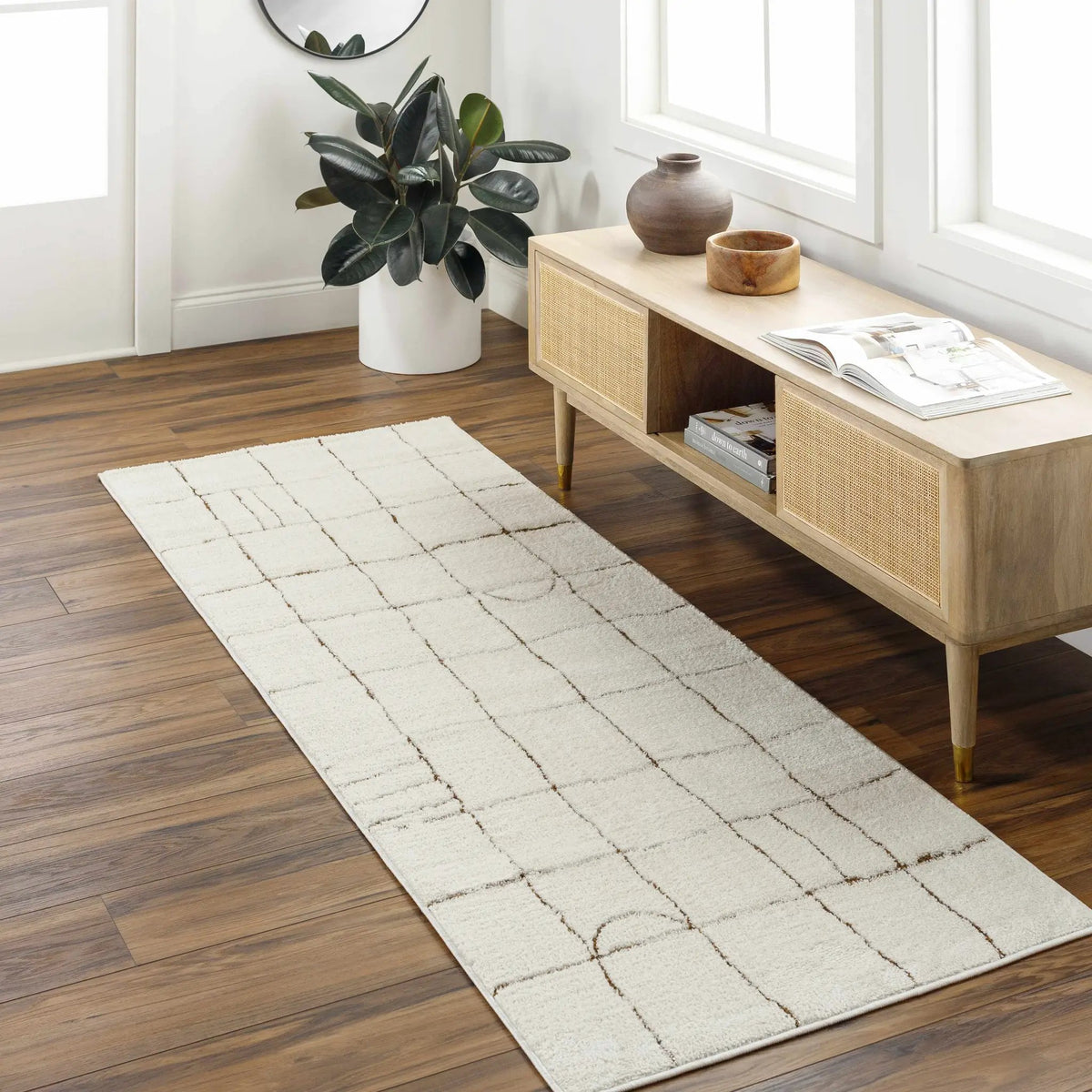 Keanu Area Rug, installed in a room 6
