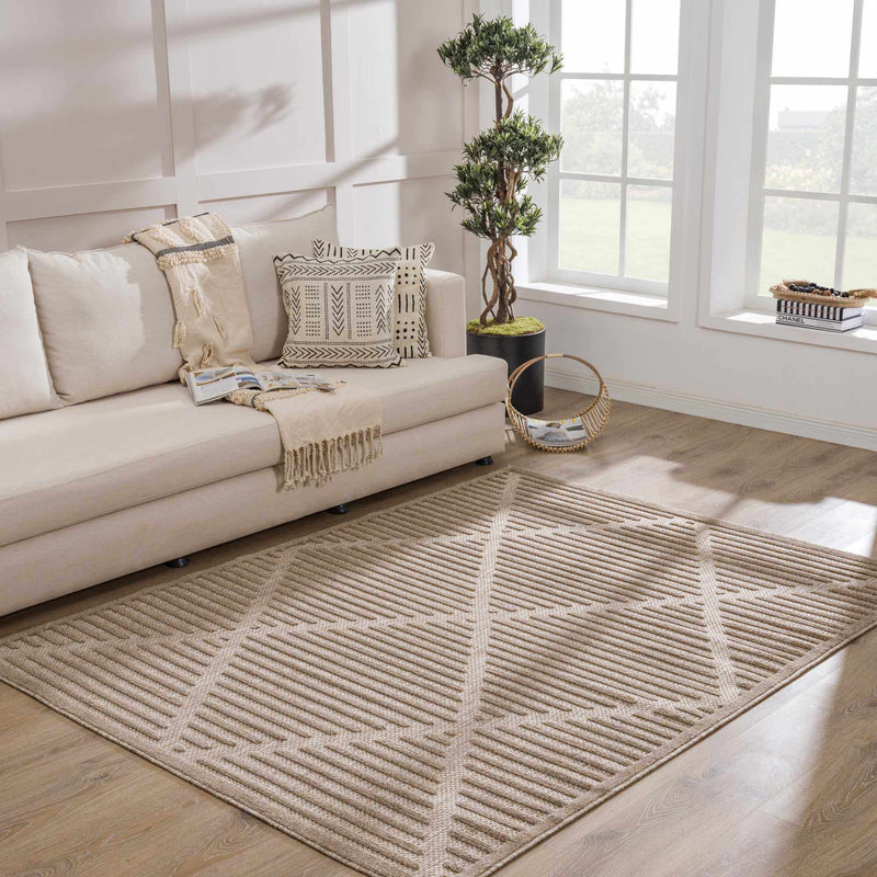 Anah Tan Outdoor Rug - Clearance by Boutique Rugs