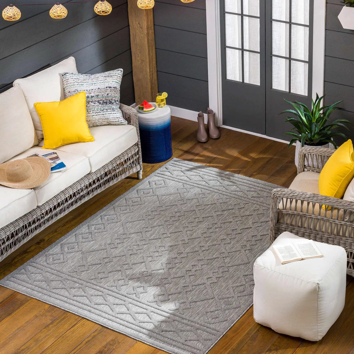 Kort SFG-2310 Outdoor Area Rug - Clearance, installed in a room