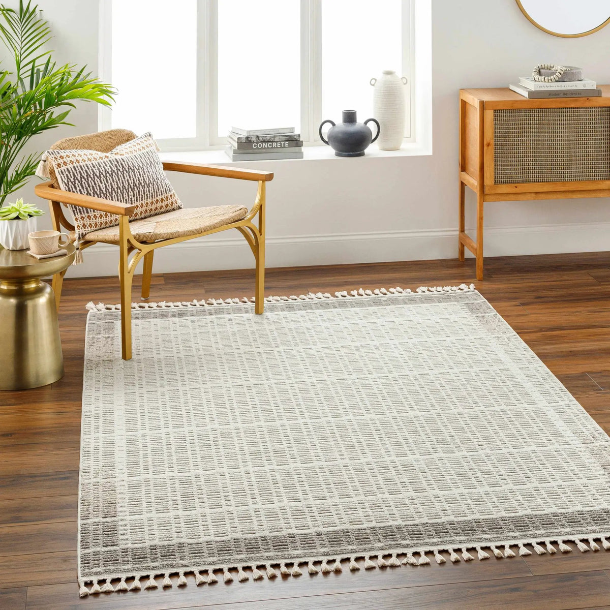 Ajda Area Rug - Clearance, installed in a room