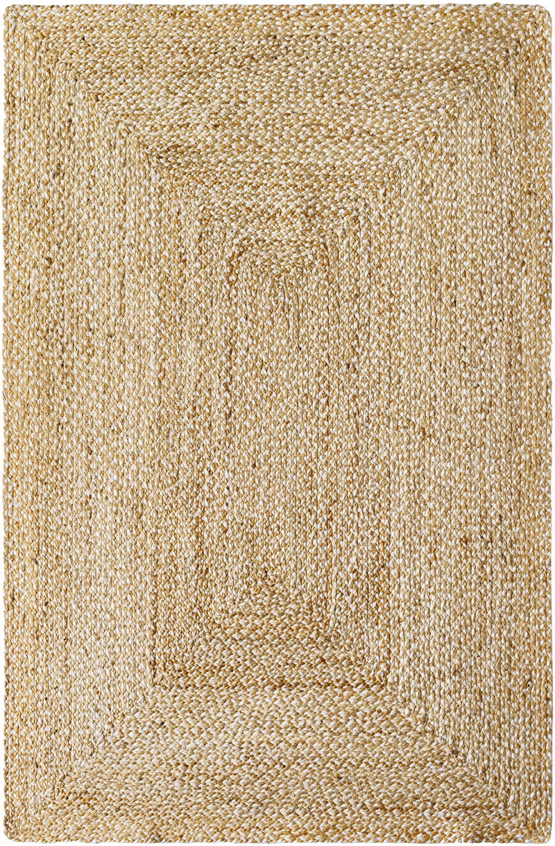 Elkie Beige Jute Area Rug - Clearance by Boutique Rugs