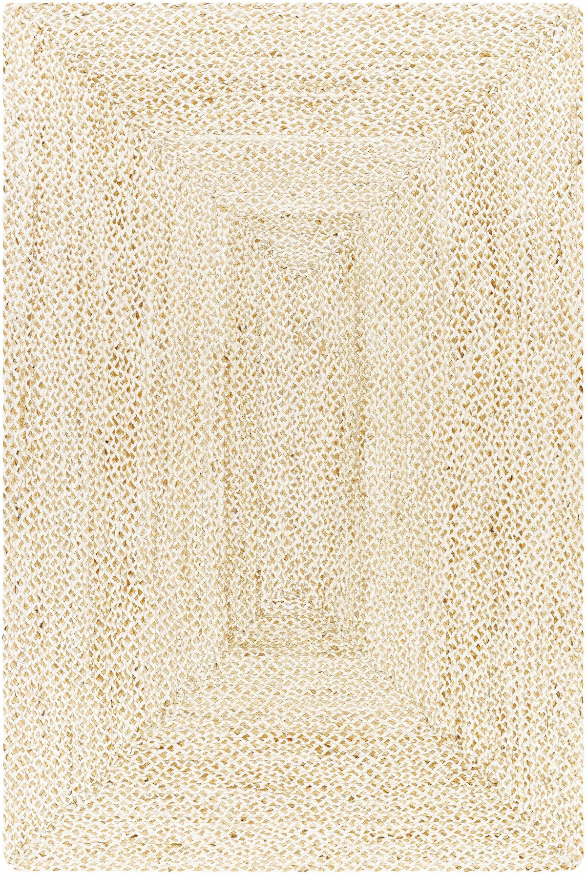 Elkie Cream Jute Area Rug - Clearance