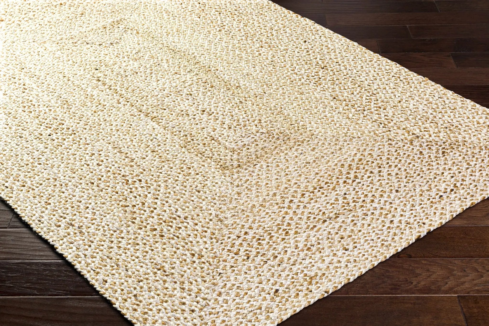 Elkie Cream Jute Area Rug - Clearance by Boutique Rugs