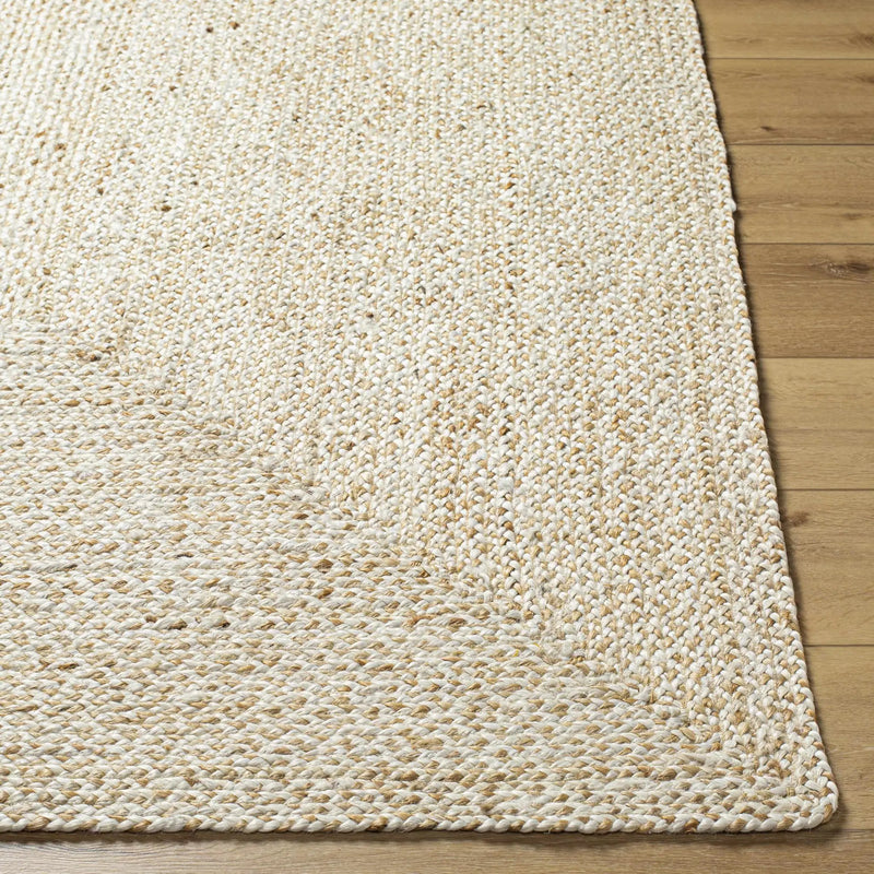 Elkie Cream Jute Area Rug - Clearance by Boutique Rugs