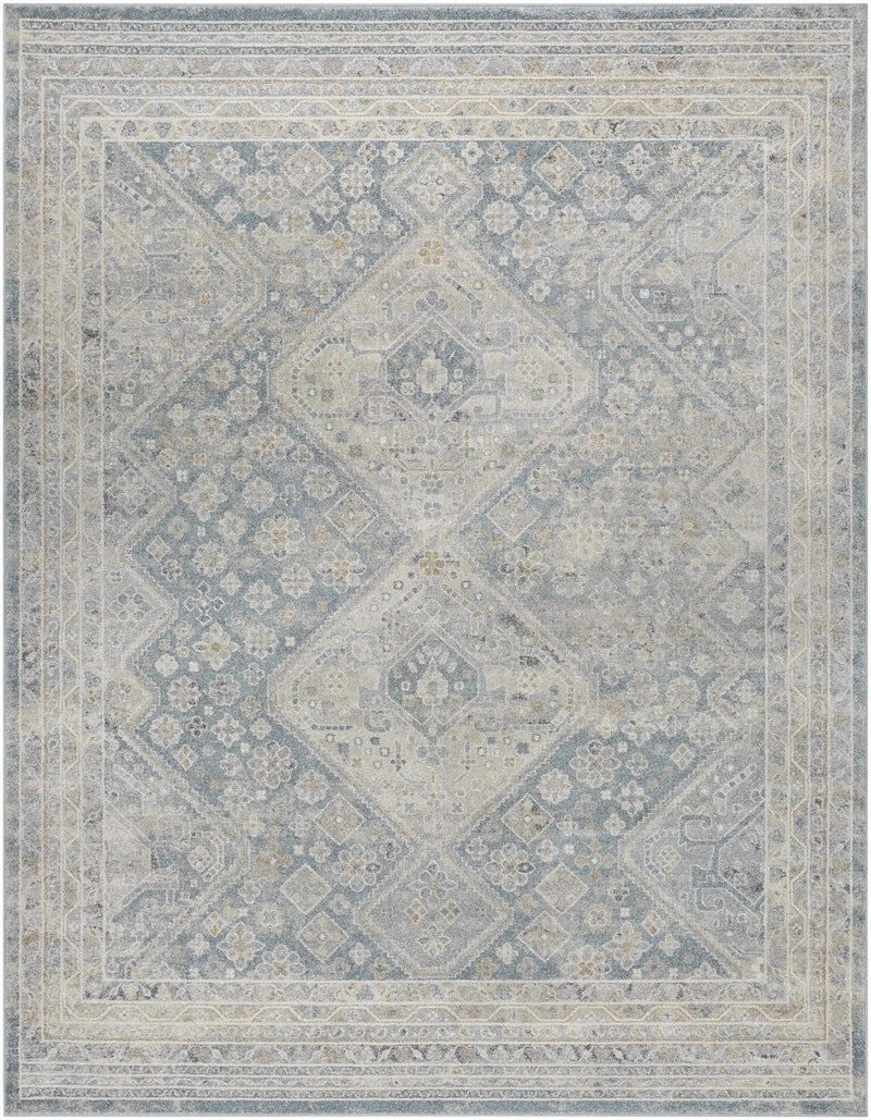 Sagen Blue Medallion Area Rug - Clearance by Boutique Rugs