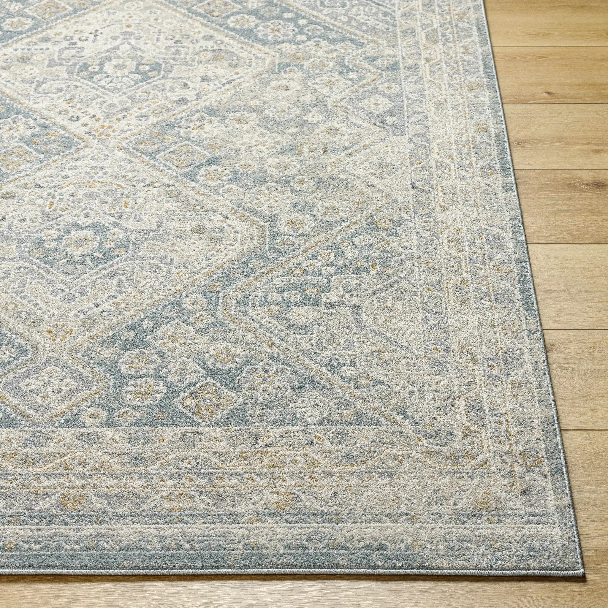 Sagen Blue Medallion Area Rug - Clearance by Boutique Rugs