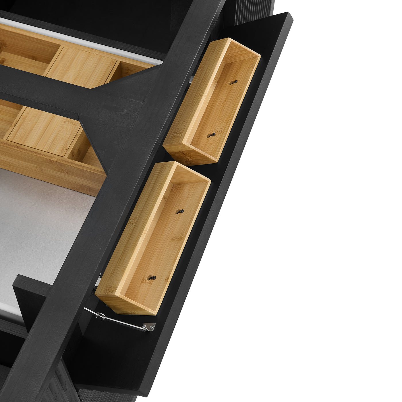 James Martin Myrrin 60" Double Bathroom Vanity, Carbon Oak, view 34