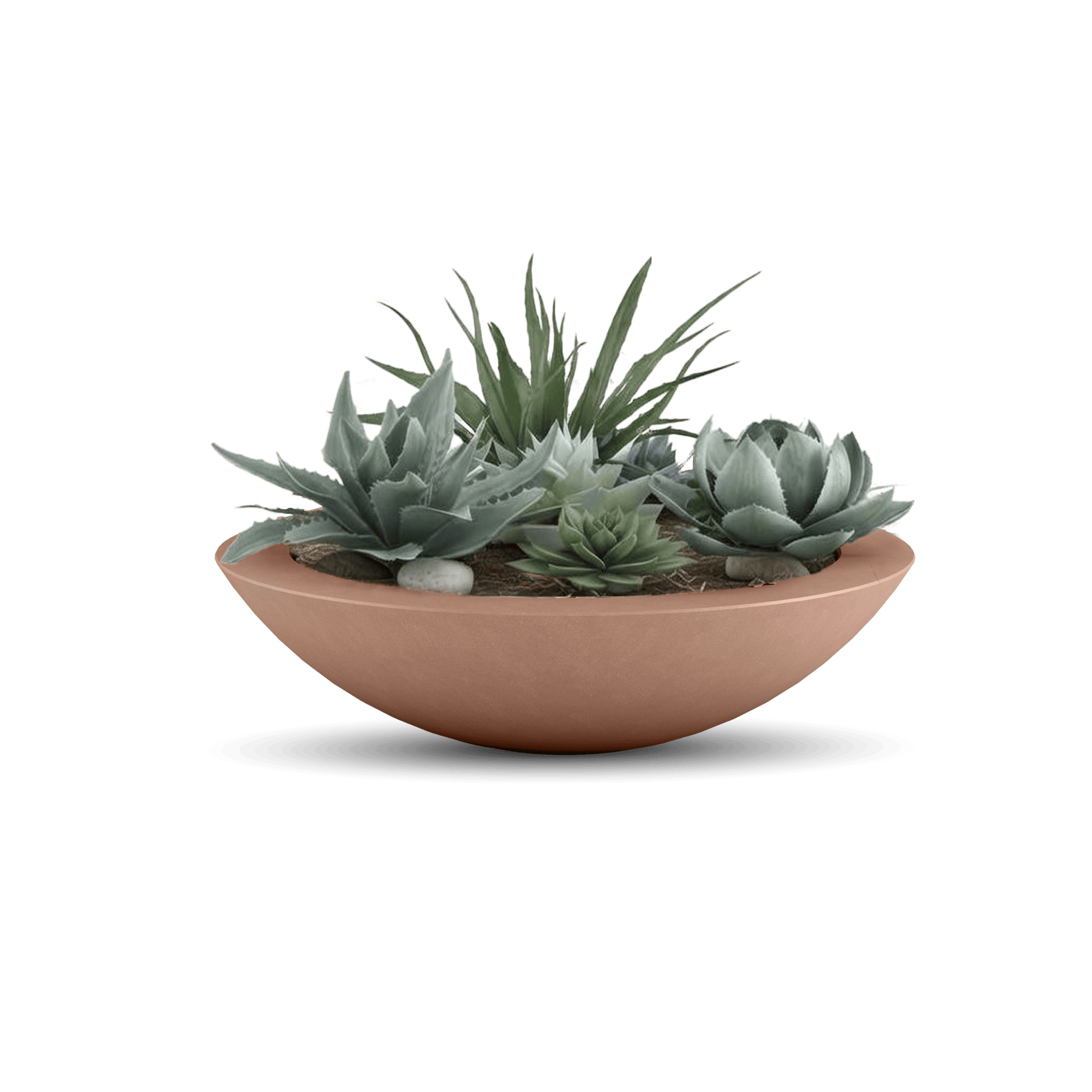Oceanside Outdoor Shallow Planter by ModaConcrete - Direct source for architectural and precast concrete