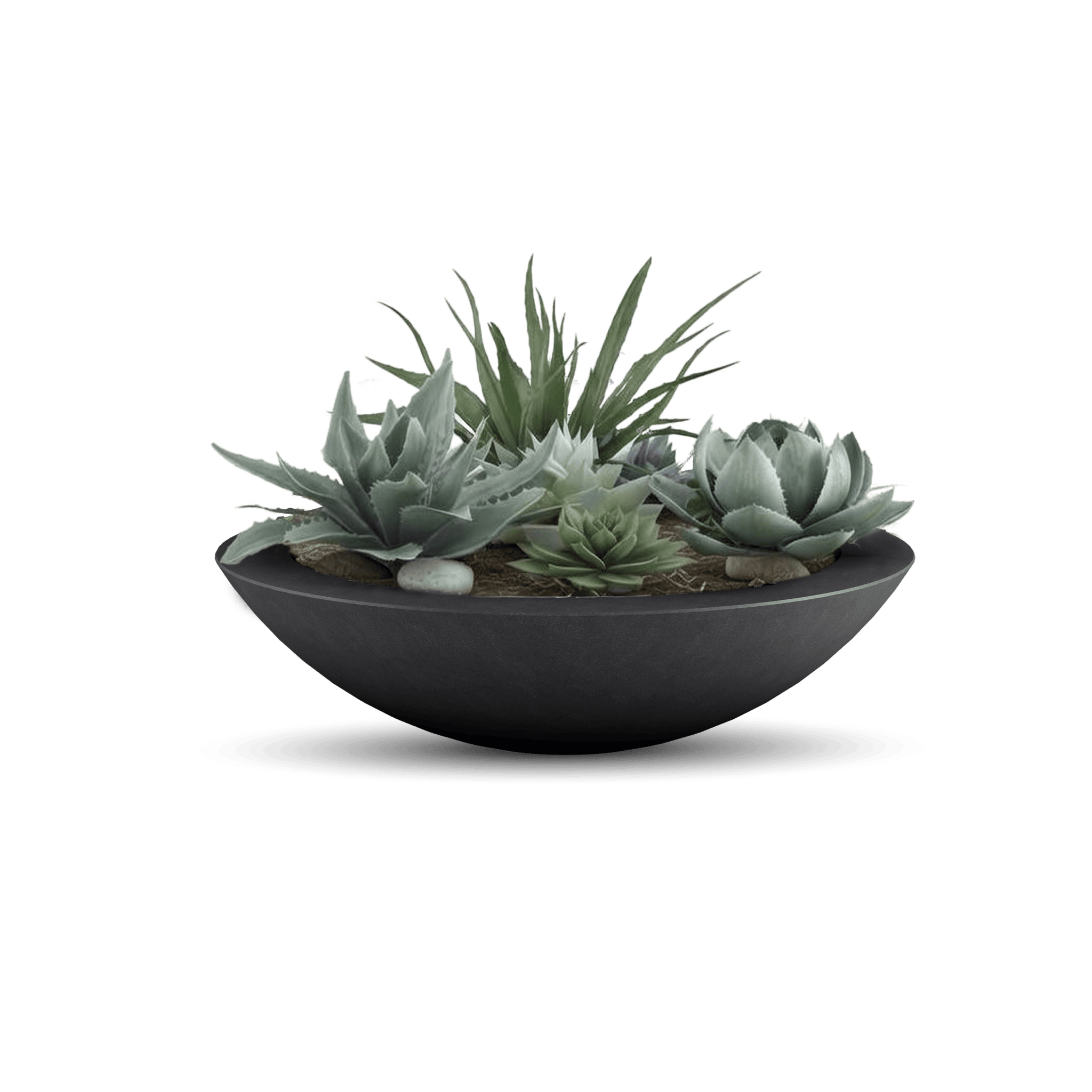 Oceanside Outdoor Shallow Planter by ModaConcrete - Direct source for architectural and precast concrete