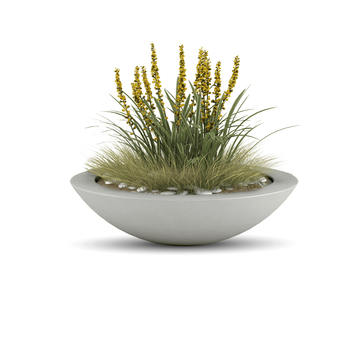 Oceanside Outdoor Shallow Planter by ModaConcrete - Direct source for architectural and precast concrete