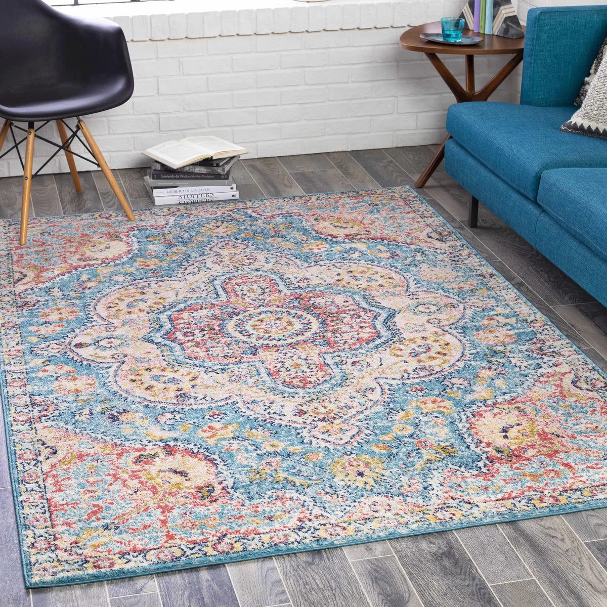 Sharnbrook Area Rug, installed in a room