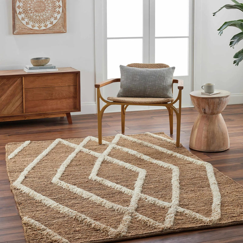 Allie Textured Jute Rug - Clearance by Boutique Rugs