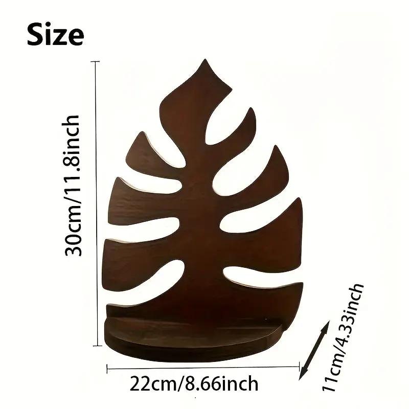 Shelf - Leaf Wooden Small by House Of Avana