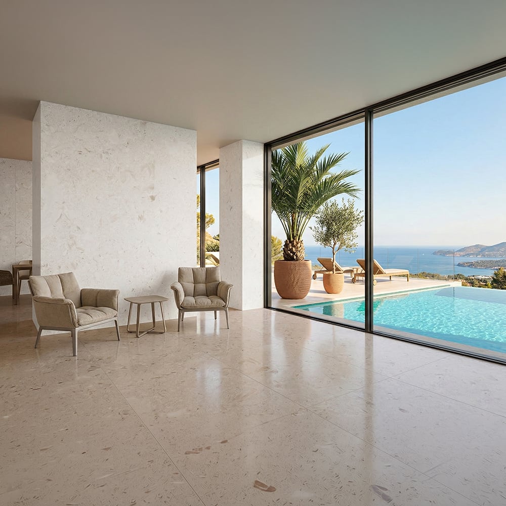 Shell Reef Tumbled Limestone Pavers 24x36 Limestone Tumbled 24x36 Pavers — 2