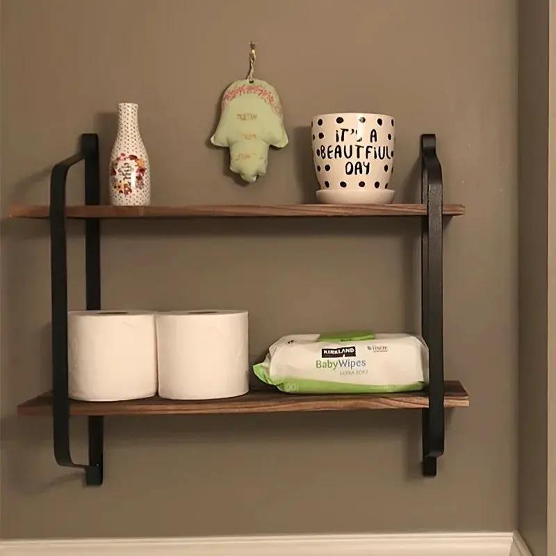 Shelves - Dual Layer Wooden Wall by House Of Avana
