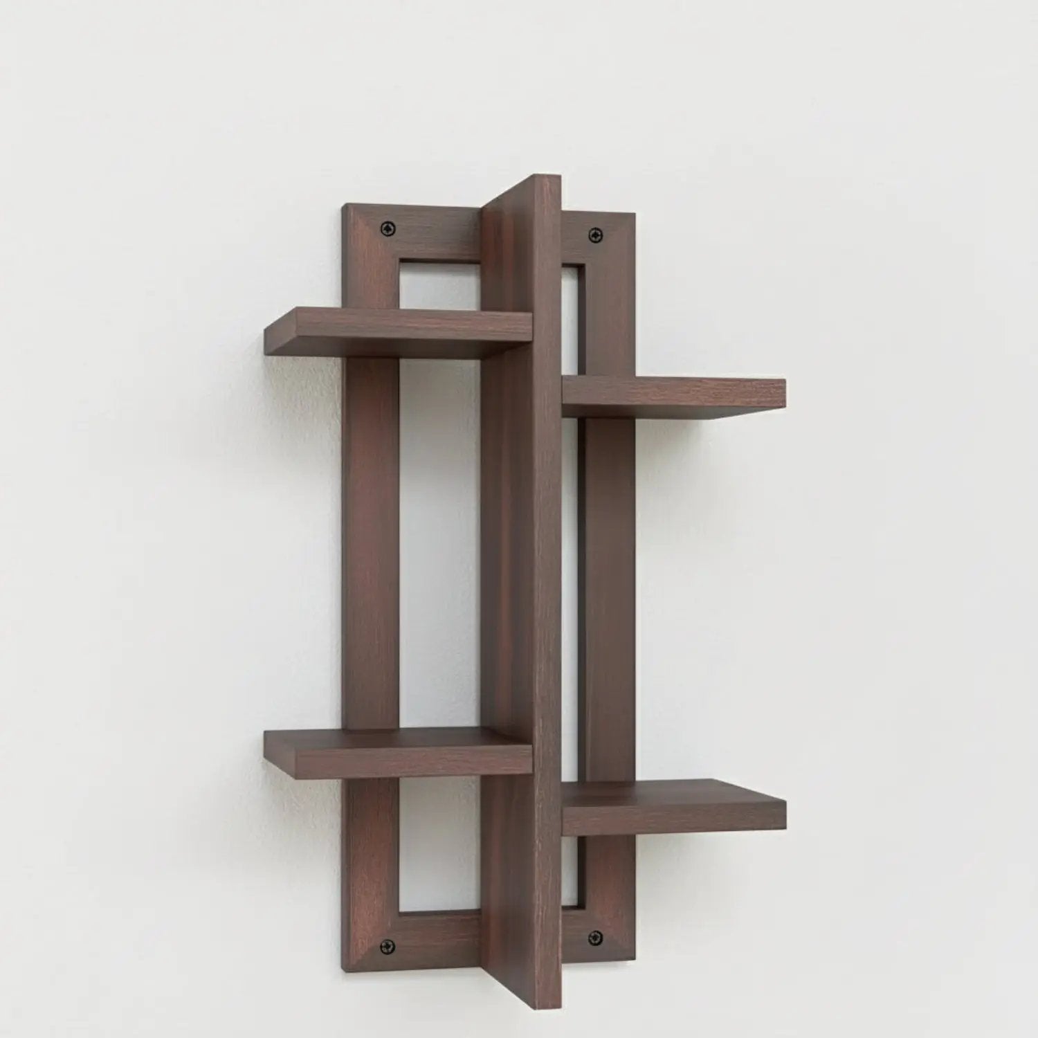 Shelves - Floating Wood Brown by House Of Avana