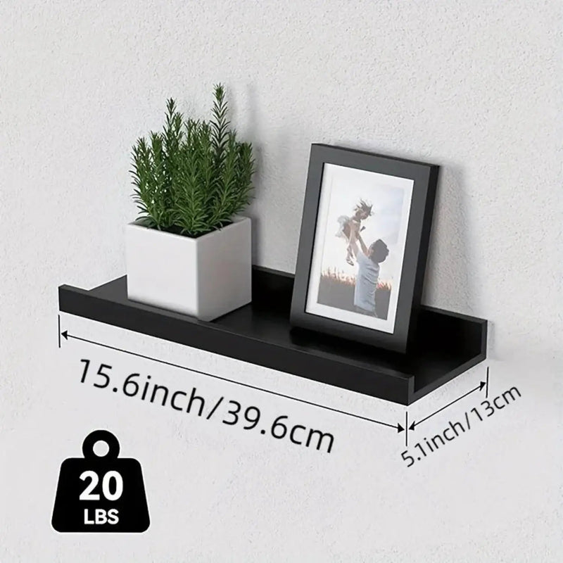 Shelves - Heavy-Duty Black 6pcs by House Of Avana