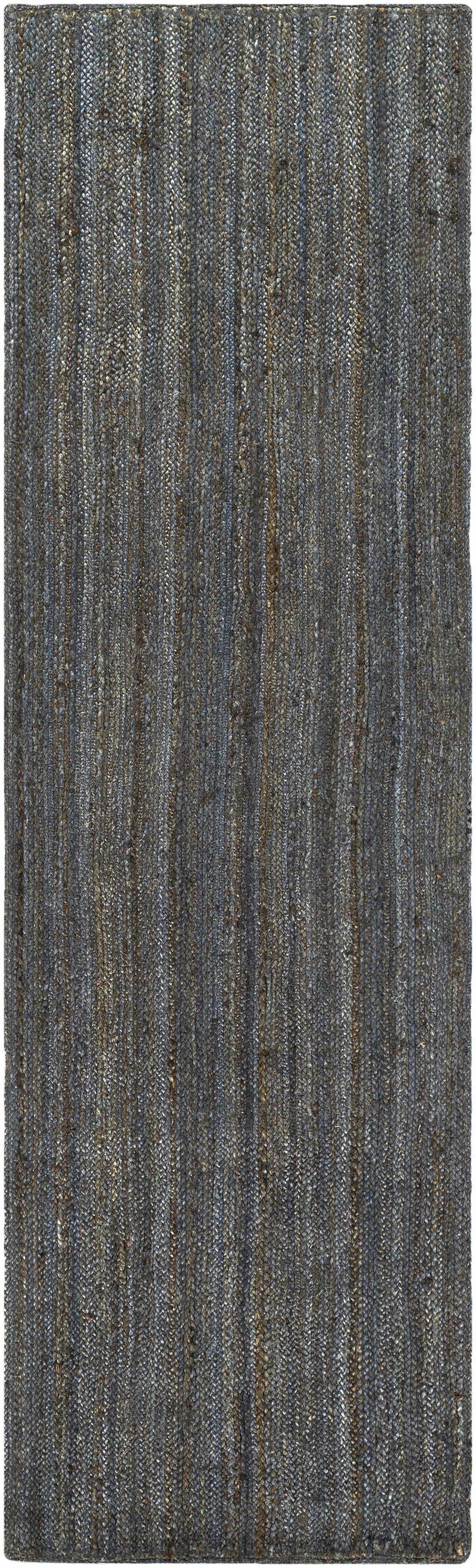 Shipshewana Dark Blue Jute Rug - Clearance by Boutique Rugs