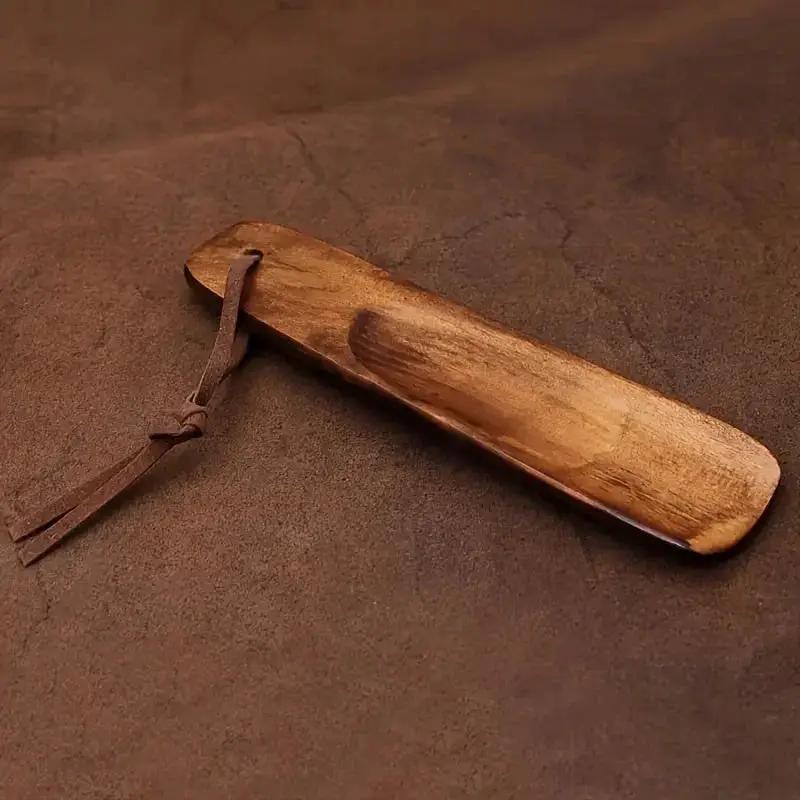 Shoe Horn - Long Handle Wooden by House Of Avana