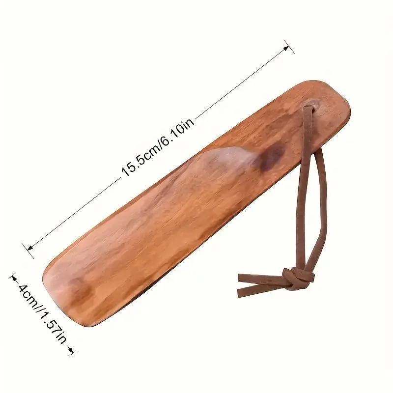 Shoe Horn - Long Handle Wooden by House Of Avana