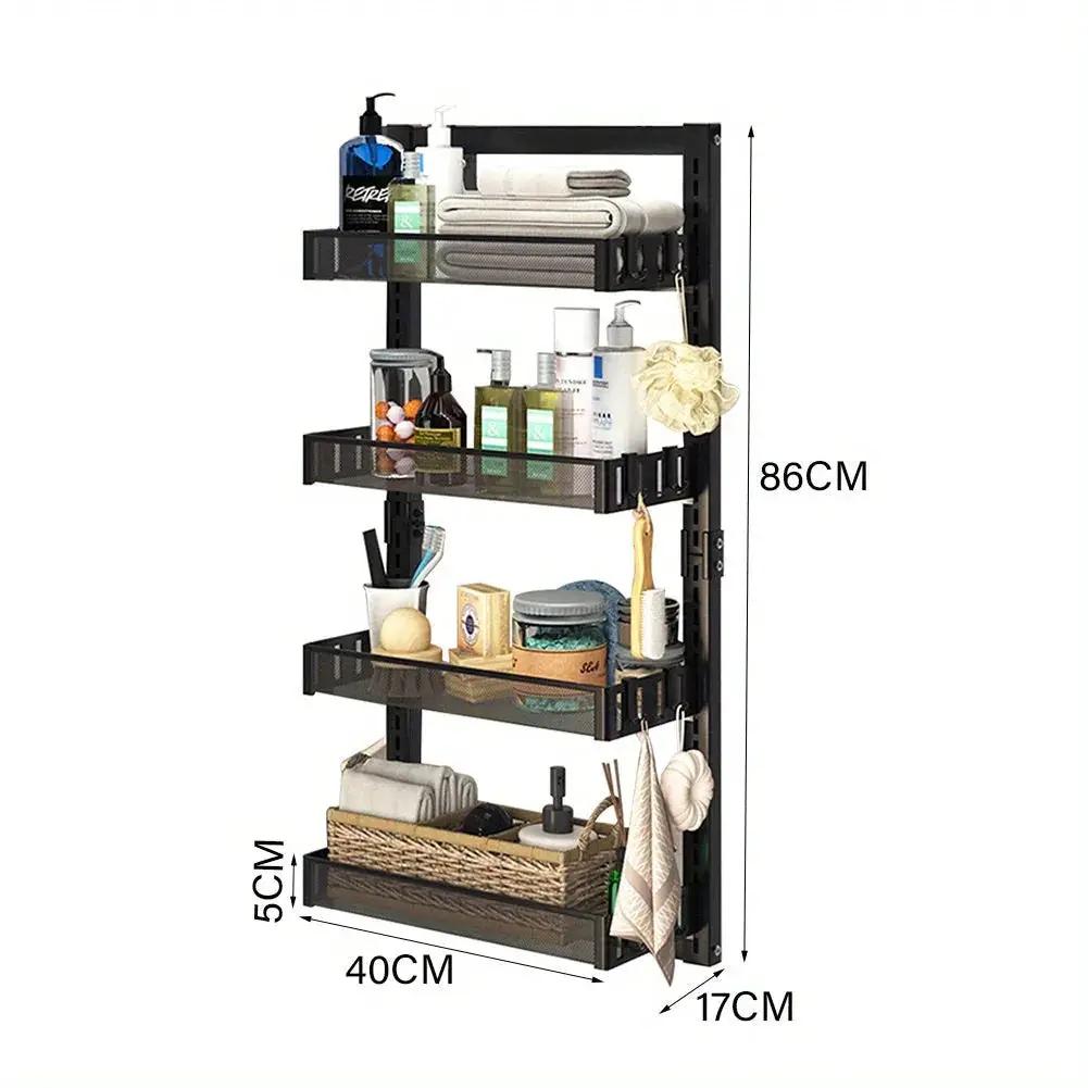 Shower Caddy - Adjustable Stainless Steel 4-Tier by House Of Avana