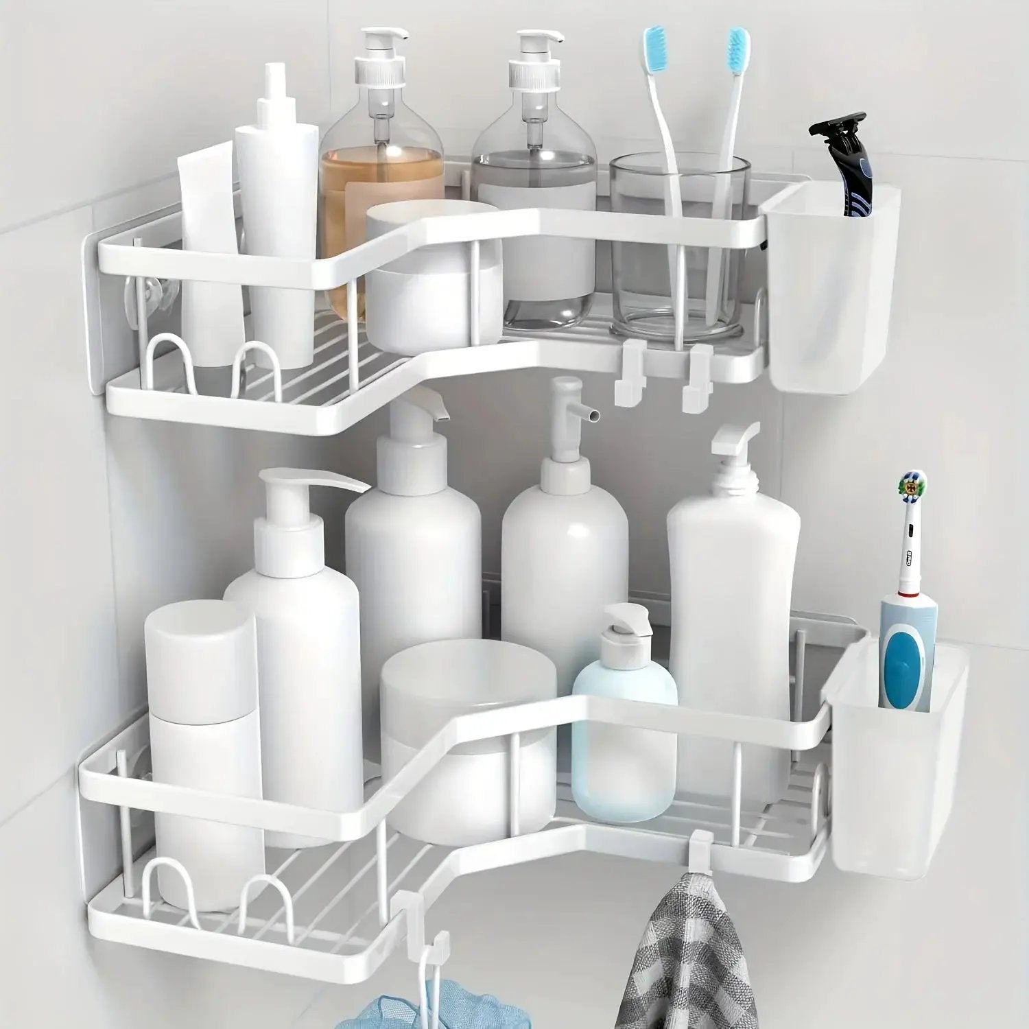 Shower Organizer - Stainless Steel 2-Pack by House Of Avana