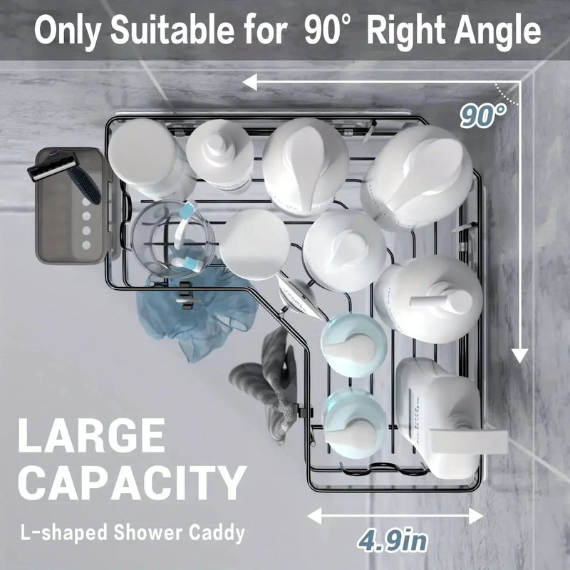 Shower Organizer - Stainless Steel 2-Pack by House Of Avana