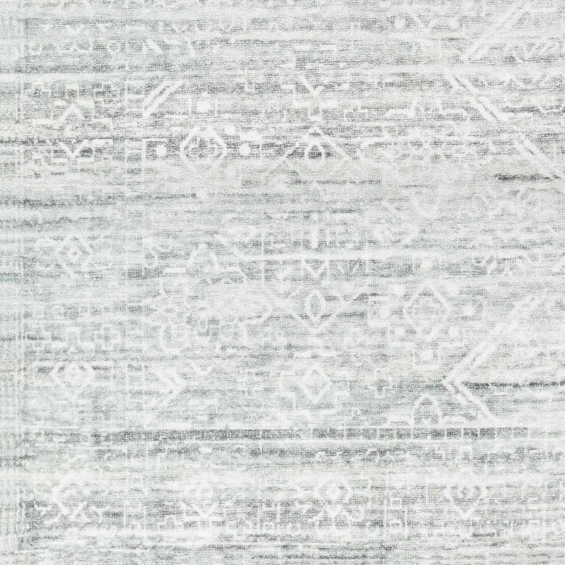 Blake Light Gray Washable Area Rug - Clearance by Boutique Rugs