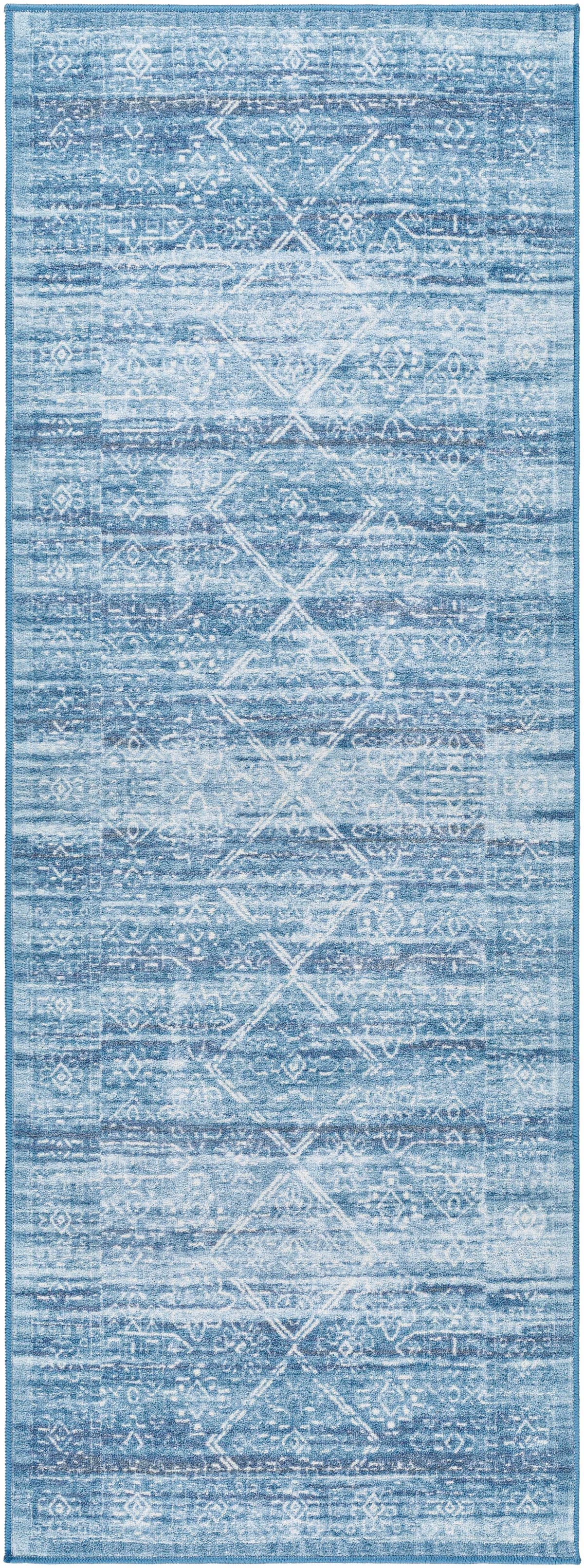 Blake Arctic Sky Washable Area Rug - Clearance, photo 3 of 10