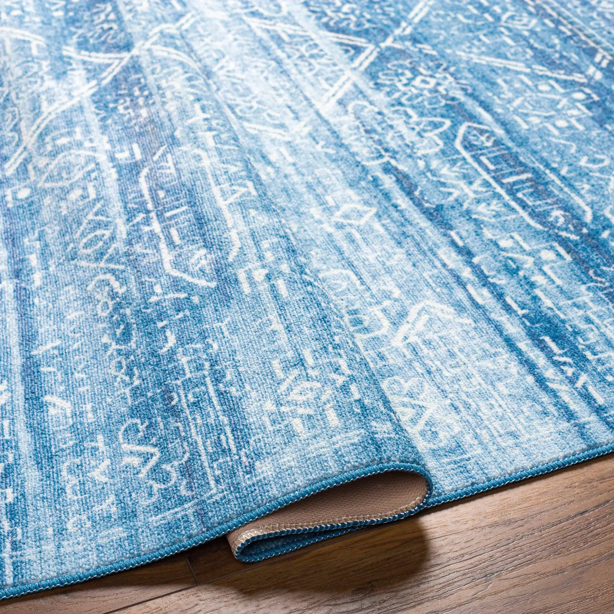 Blake Arctic Sky Washable Area Rug - Clearance, photo 5 of 10