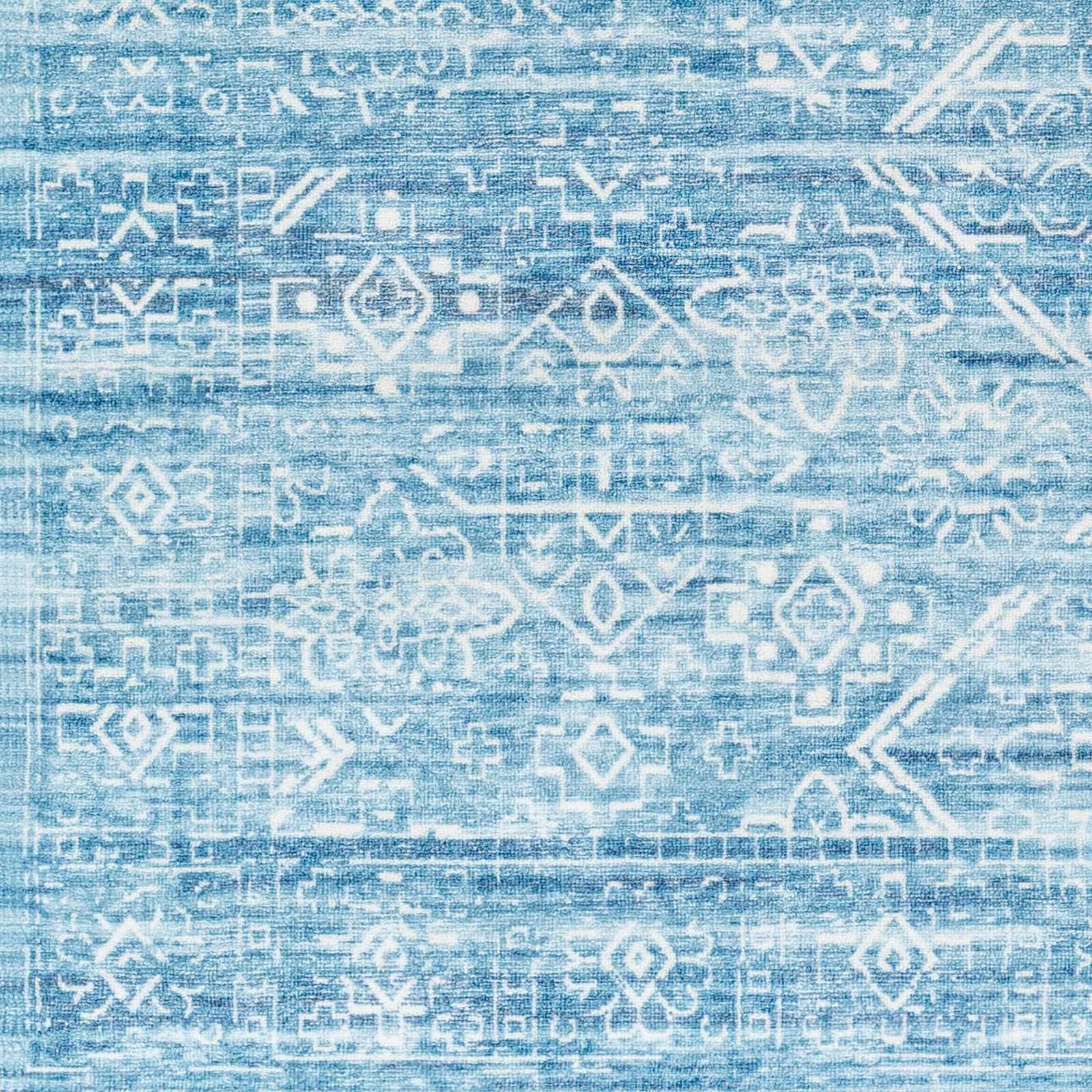 Blake Arctic Sky Washable Area Rug - Clearance by Boutique Rugs