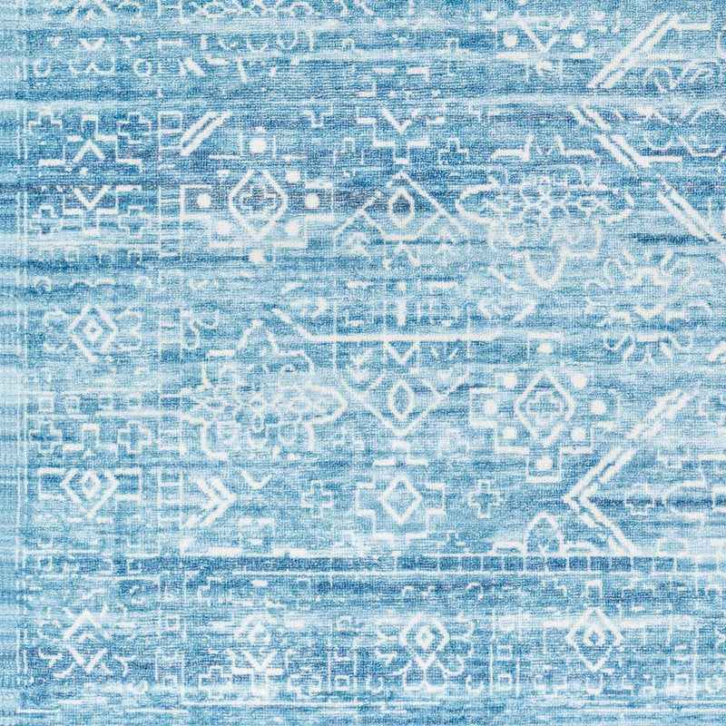 Blake Arctic Sky Washable Area Rug - Clearance by Boutique Rugs