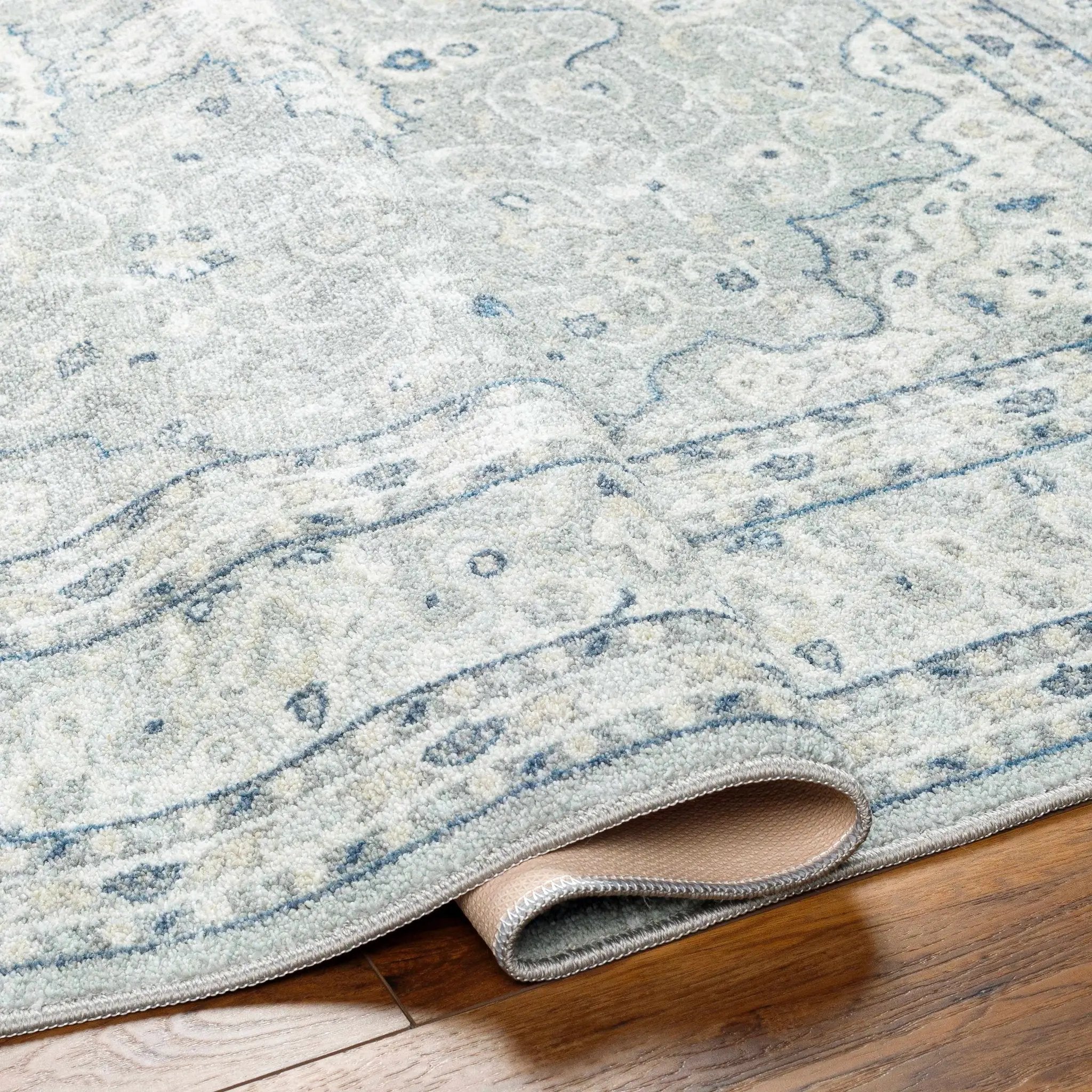Farai Gray Medallion Area Rug - Clearance by Boutique Rugs
