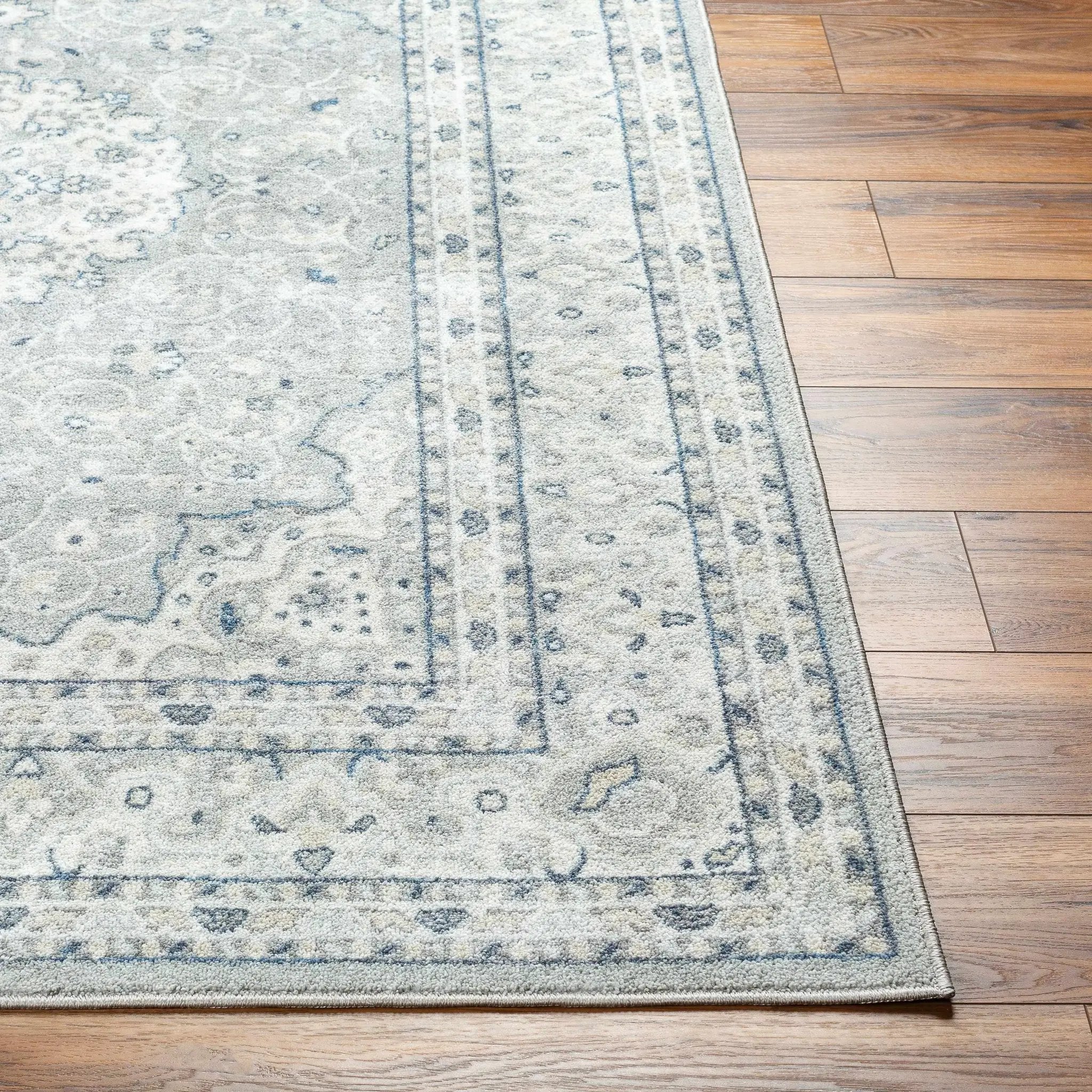 Farai Gray Medallion Area Rug - Clearance by Boutique Rugs