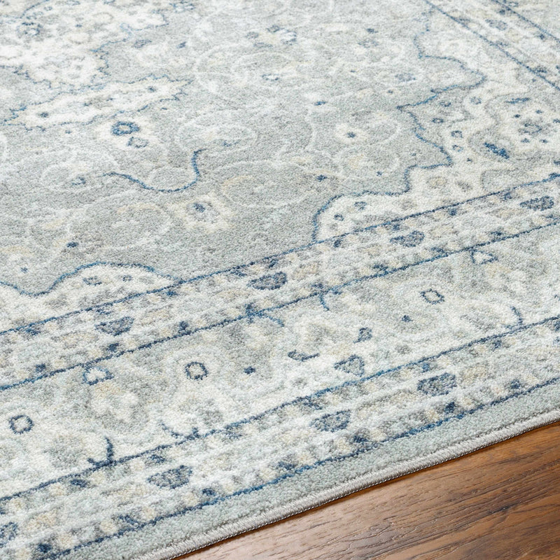 Farai Gray Medallion Area Rug - Clearance by Boutique Rugs