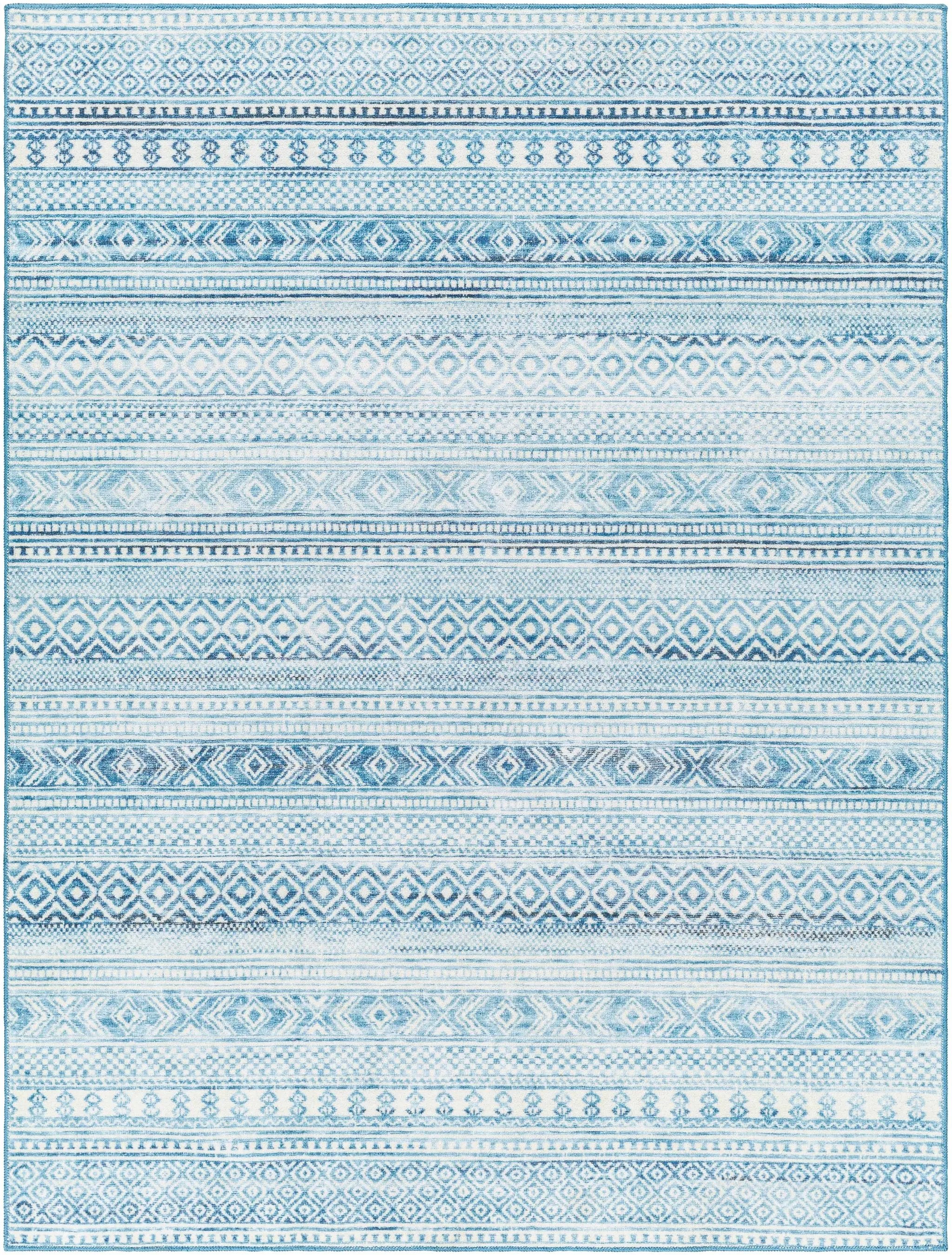 Gizeh Arctic Stone Washable Area Rug - Clearance by Boutique Rugs