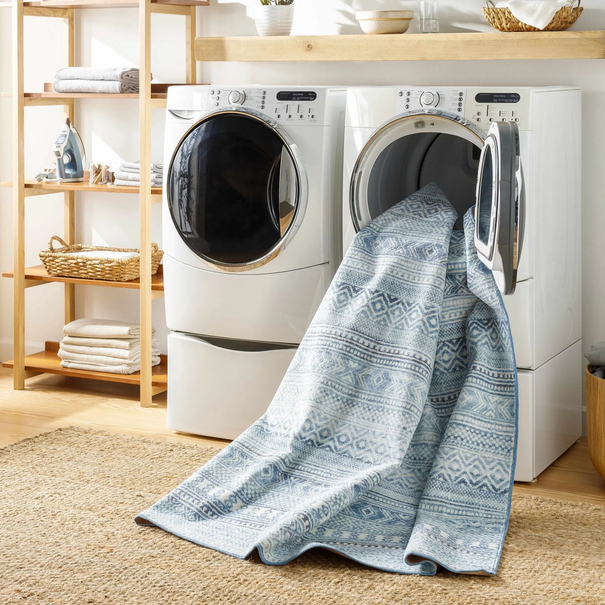 Gizeh Arctic Stone Washable Area Rug - Clearance by Boutique Rugs