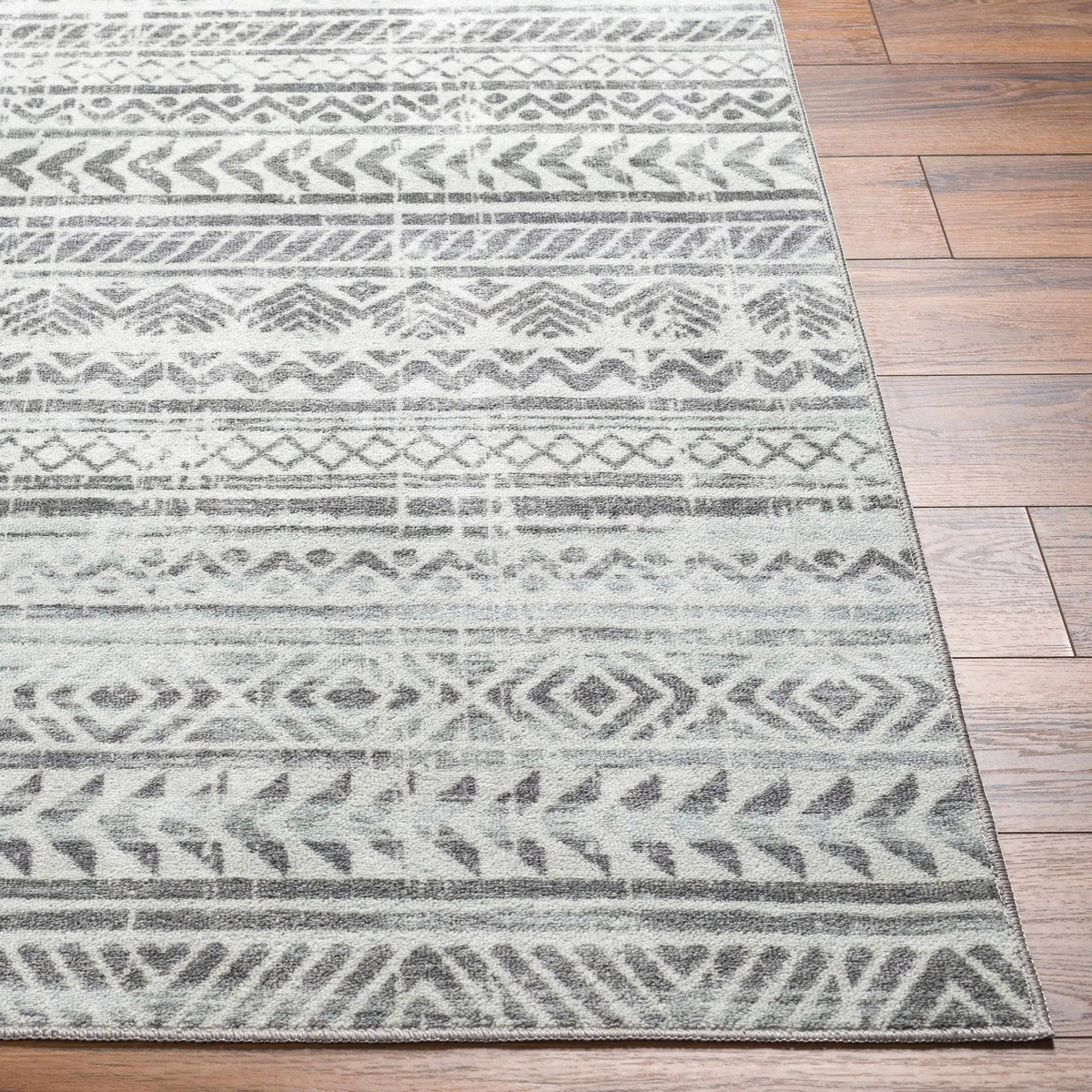 Ianna Light Gray Washable Area Rug - Clearance, photo 4 of 10