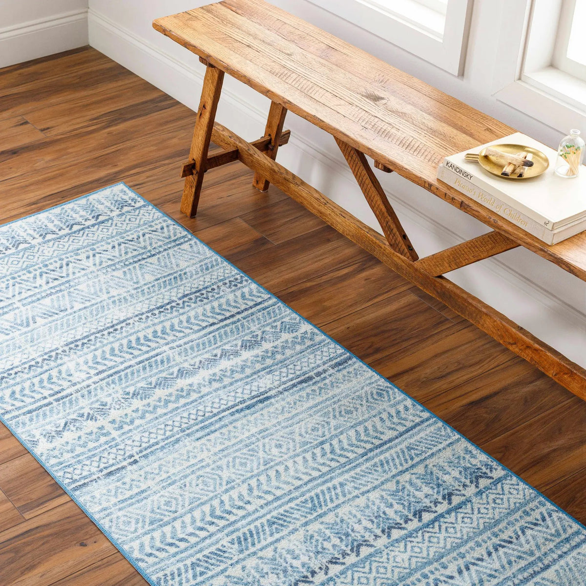 Ianna Arctic Stone Washable Area Rug - Clearance, installed in a room