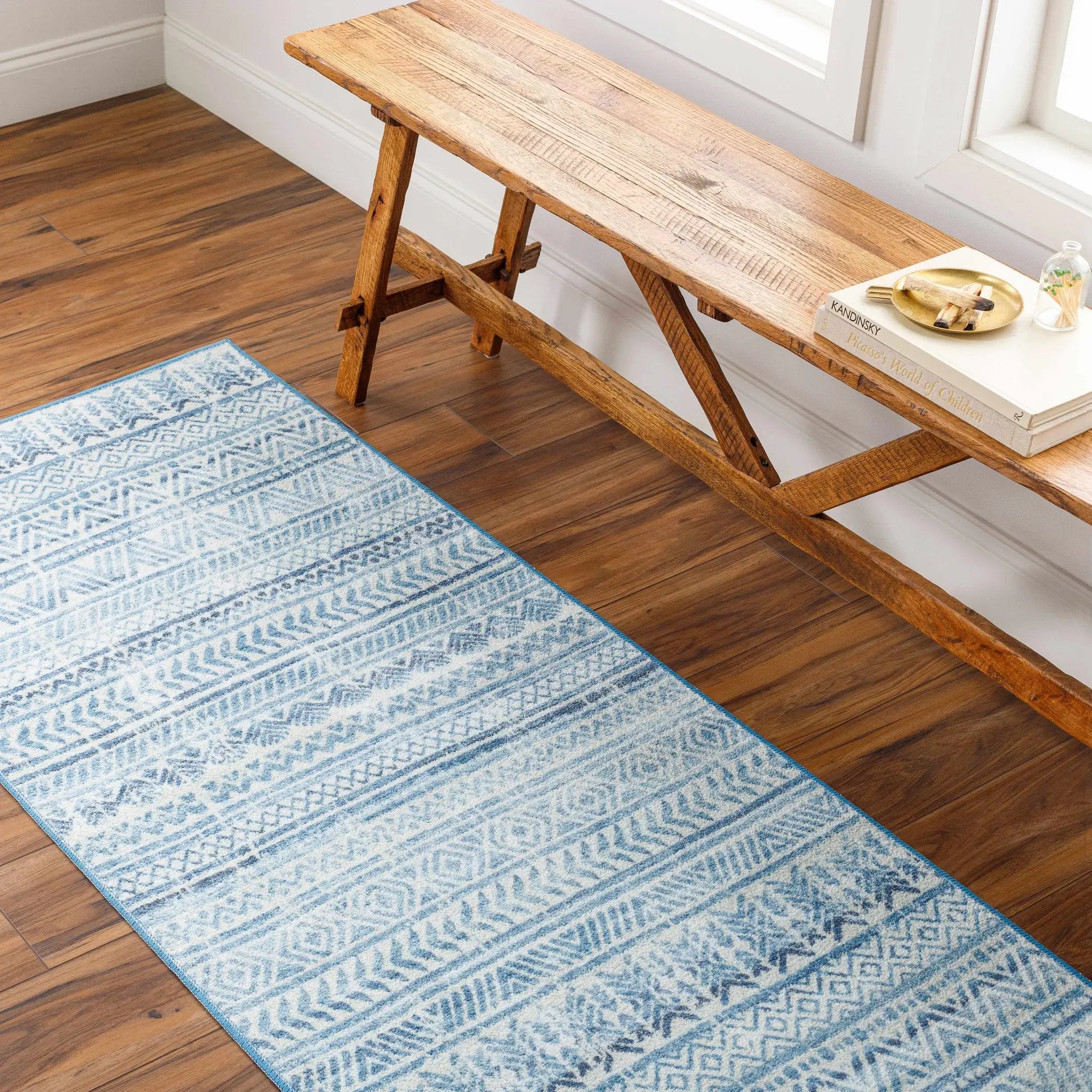 Ianna Arctic Stone Washable Area Rug - Clearance by Boutique Rugs